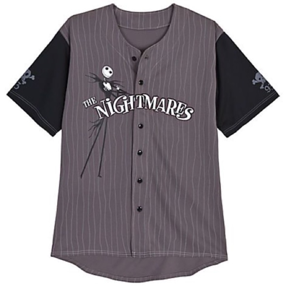 Jack Skellington Disneyland Baseball Jersey XXL
